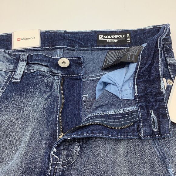 Southpole Mens Skinny Active Flex Jeans Size 32 x‎ 30 NWT - Picture 9 of 12